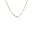 Golden length necklace gourmet 44 cm 14 karat