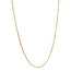 Gold Venetian length necklace 61 cm 14 karat