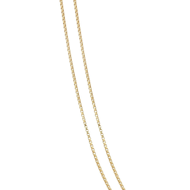 Goldene Venezianerkette 61 cm 14 Karat
