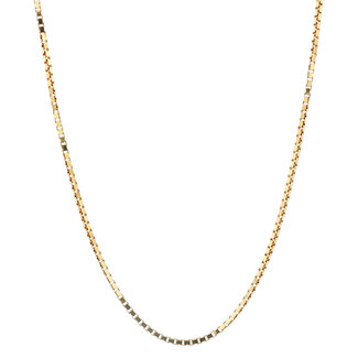 Gold long Venetian necklace