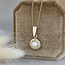 Gouden parel hanger 14 karaat