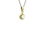 Golden pearl pendant 14 karat
