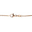 Rosegouden armband met kleursteen 14 karaat