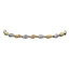 Gold bracelet with diamond 14 karat
