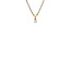 Gold solitaire pendant with diamond 18 karat* new