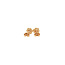 Gold ear studs with zirconia 14 karat