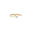 Gold ring with diamond 14 karat