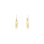 Gold fisherman earrings 14 karat