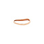 Rose gold hammered ring 14 karat