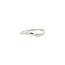 White gold hammered ring 14 karat