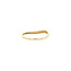 Gold hammered ring 14 karat