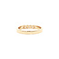 Gold memoire ring with diamond 14 karat* new