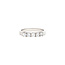 White gold memory ring with diamond 14 karat* new