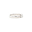 White gold memory ring with diamond 14 karat* new