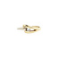 Goldener Ring mit Diamant 14 Karat