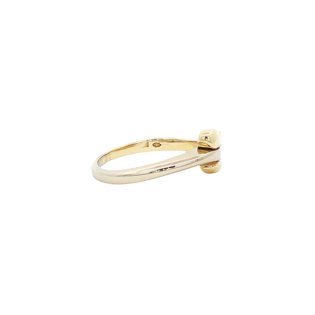 Gold ring with diamond 14 karat