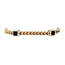Goldenes Armband mit Amethyst 19,5 cm 14 Karat
