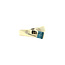 Gold ring with topaz 14 karat