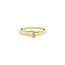 Gold ring with diamond 14 karat