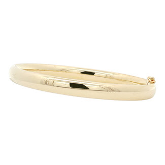 Goldener glatter Armreif