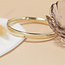 Gold smooth bangle 14 karat