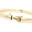 Gold smooth bangle 14 karat