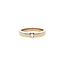 Goldener Ring mit Diamant 14 Karat