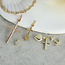 Gouden hanger geloof, hoop en liefde 14 karaat