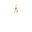Gouden hanger geloof, hoop en liefde 14 karaat
