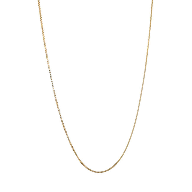 Goldene Venezianer-Halskette 40 cm 18 Karat