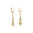 Gold diamond drop earrings
