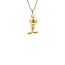 Gold pendant tweety 14 karat