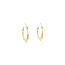 Gold fisherman's earrings 14 karat