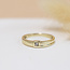 Gouden ring met diamant 14 karaat