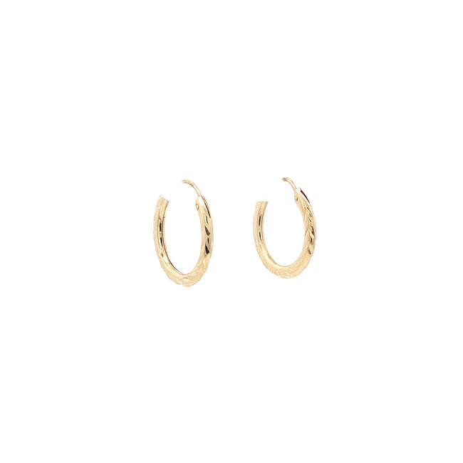 Gold earrings 14 karat