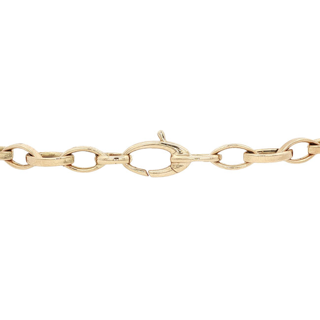 Gouden armband 19 cm 14 karaat