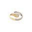 Goldener Ring mit Diamant 18 Karat