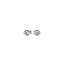 White gold solitaire stud earrings with diamond 14 karat* new