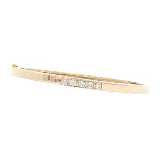 Gouden bangle diamant