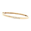 Gold bangle with diamond 14 karat