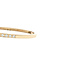 Gouden bangle met diamant 14 karaat