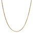 Gold fantasy necklace 40 cm 14 karat