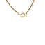 Gold fantasy necklace 40 cm 14 karat
