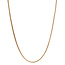 Gold fantasy necklace 40 cm 14 karat