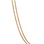 Gouden fantasie collier 40 cm 14 karaat