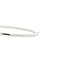 White gold smooth bangle 14 karat