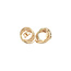 Gold stud earrings 14 karat