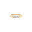 Gouden memoire ring met diamant 14 karaat