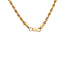 Gold cord necklace 66.5 cm 14 karat