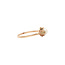 Rose gold ring with pearl 14 karat